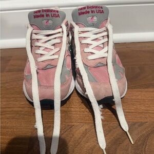 New Balance Pink and Gray Athletic Shoes